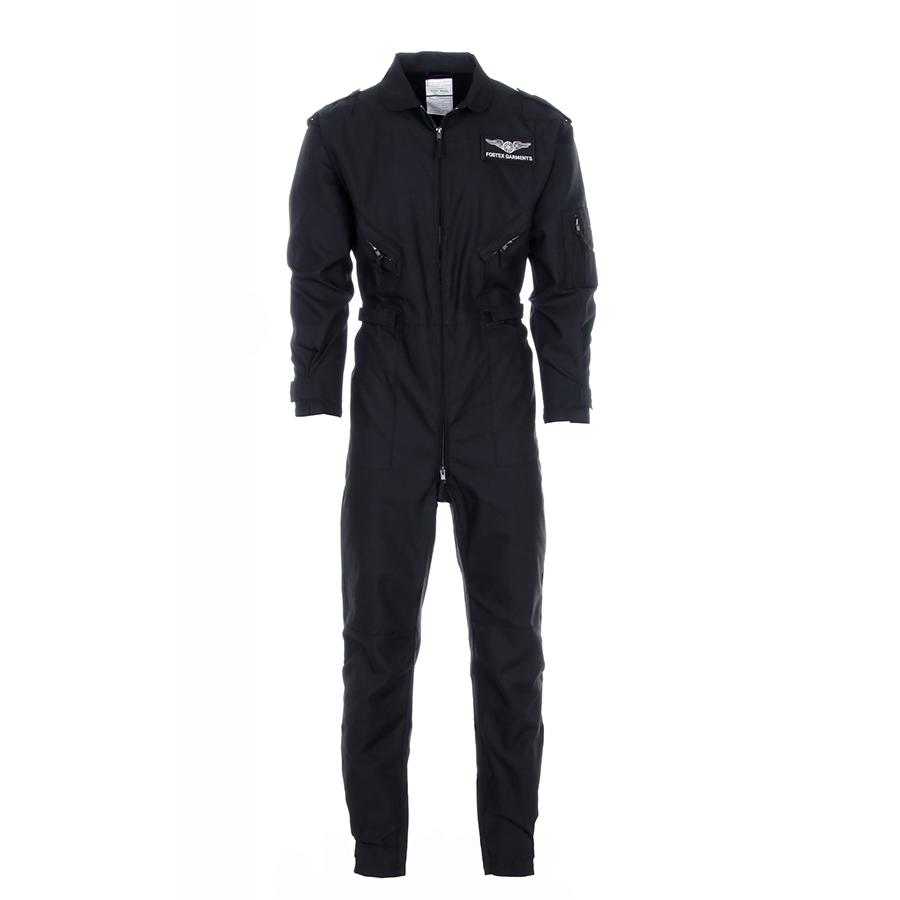 Piloten overall's Zwart-1128-a